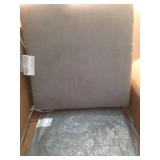 Arden Outdoor Deep Seat Cushion Set, 24 in x 24 in, Weather-Proof, Rain-Proof, Fade Resistant Patio Cushion for Chair, Sofa, and Couch Stone Grey Leala - Retail: $50