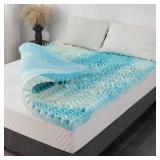 3 Inch 5-Zone Memory Foam Mattress Topper Size: Full - Retail: $52