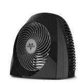 VH240 1500-Watt Black Indoor Electric Fan Space Heater with Adjustable Thermostat, 3-Heat Settings, Safety Features - Retail: $70