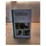 Rechargeable Tripod Fan with Flexible Mount