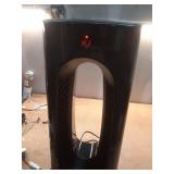 Bladeless 1500-Watt 28 in. Electric Oscillating Tower Ceramic Space Heater with Remote Control - Retail: $100