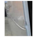 Sweetcrispy 3.2 Cu.Ft Mini Fridge with Freezer Small Refrigerator Single Door Adjustable Thermostat Energy-efficient Low Noise, Compact Fridge for Bedroom, Office, Dorm (Silver Door) - Retail: $135