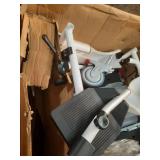 VEVOR Shower Wheelchair, 17.5in Width Aluminum Alloy Bathroom Wheelchair for Inside Shower, Adjustable Rolling Shower Chair w/Brake for Disabled Adult, 300 lbs Capacity Shower Commode Transport Chair 