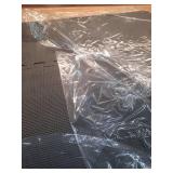 4Pcs Baby Play Mat for Floor, Foam Floor Tiles for Kids with Interlocking, Squares Foam Puzzle Carpet for Playroom,Crawling Rug for Babies 6-12 Months,Toddlers,11.8*11.8*0.6In Each,White Black