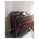 PACK OF 4-Buffalo Check Outdoor Foldable Chair with Cooler Red/Black - Woolrich X Target - Retail: $112