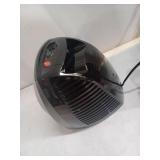 VH240 1500-Watt Gray Indoor Electric Fan Space Heater with Adjustable Thermostat , 3-Heat Settings, Safety Features - Retail: $80