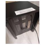 Electric 6 Element Infrared Space Heater Black Plastic - Retail: $109