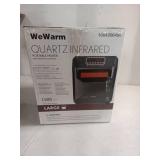 Electric 6 Element Infrared Space Heater Black Plastic - Retail: $109