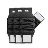 Pet Parents Washable Belly Bands for Male Dogs (3pack) + Extenders of Durable Dog Diapers Male, Premium Male Dog Diapers & Dog Wraps (Large, Black) - Retail: $28