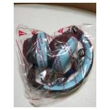 HS19 Kids Headphones with Microphone for School, Volume Limiter 74/85dBA, Over-Ear Girls Boys Headphones for Kids with Shareport, Foldable Wired for iPad/Travel (Black) - Retail: $15