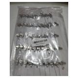100 PCS Name Badges, Name Badges with Crocodile Clip and Safety Pin, Clear Holders Name Tags with Pins Horizontal ID Card Holder idea for School, Colleges, Offices, Corporate Event - Retail: $22