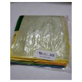 Multipurpose Wire Dishwashing Rag 12 Pcs, Upgraded Double-Layer Non-Scratch Wire Dish Cleaning Cloths, Kitchen Reusable Steel Scrubber, Powerful Dishcloth Rag for Cookware, Multicolor, 7x8" - Retail: 