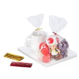 Cello Cellophane Treat Bags, 6x10Inches Clear Cellophane Bags with Twist Ties for Gift Wrapping, Packaging Candies, Dessert, Bakery, Party Favors (no tie) - Retail: $8