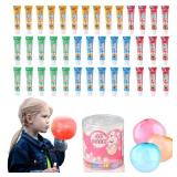 LM.XDBQ 40Pcs Blow Plastic Bubbles Plastic Bubbles Toys Large Bubble Balloons for Schools Party Birthday Gift - Retail: $25