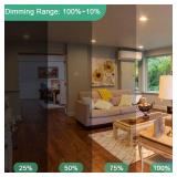 GU10 Bulb 120V 50W Light Bulbs for Candle Warmer Lamp, GU10+C, MR16 with Glass Cover, 2700K Warm White, Dimmable, Pack of 6 - Retail: $10