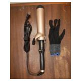 2 inch Curling Iron for Long Hair Extra Large Barrel Curling Wand Ceramic Tourmaline, Long Barrel Hair Curler Dual Voltage - Retail: $37