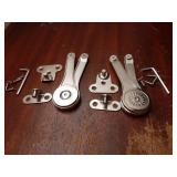 2 Pack | Adjustable Lid Stay Hinges for Small Wooden Toy Boxes & Chests | Zinc Alloy Lid Support Hinges for Safe, Smooth Support. - Retail: $21