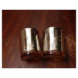 Set of 2 Shabbat Candles Holders Gold Jewish Judaica Gift Set Electroplated Glass Modern Shabbat Candlestick Holders for Tea Lights Hanukkah Gifts - Retail: $14