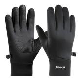 Water-Resistant Winter Gloves for Men, Touchscreen and Fleece Thermal Cold Weather Gloves, Snow Ski Gloves Winter Gear (XL) - Retail: $15