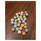 31PCS 16mm Acrylic Beads Colorful Disco Ball Beads Ab Color Bead for Jewelry Making Bracelet Necklace Earrings 70s 80s Costume Accessories - Retail: $12