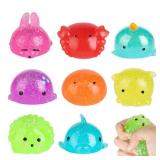 8 Pcs Taba Squishy Toy Set, Squishy Pack Soft Rising Stress Relief Sensory Toys for Kids and Adults Anxiety Relief, Gifts for Kids, Party Favors - Retail: $16