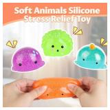 8 Pcs Taba Squishy Toy Set, Squishy Pack Soft Rising Stress Relief Sensory Toys for Kids and Adults Anxiety Relief, Gifts for Kids, Party Favors - Retail: $16