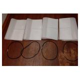 8Pcs Travelers Notebook Accessories Kit with 4Pcs Nylon Travel Journal Elastics 4Pcs Passport Size PVC Clear File Pockets Rectangle Zipper Folder Organizers for Card Passport Document Storage - Retail