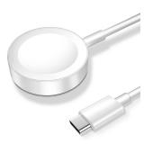 Magnetic Charging Cable for Apple Watch Charger,[USB C Port] Wireless Charging Cable Compatible with iWatch Series Ultra/10/9/8/7/6/SE/SE2/5/4/3/2[3.3FT]-White - Retail: $8