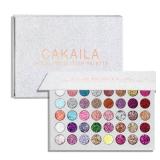 Glitter Eyeshadow Palette, 40 Colors Highly Pressed Pigmented Metallic Shimmer Sparkly Glitter Eyeshadow Makeup Pallet Palettes, Pink Blue Green Red Gold Purple Eye Shadow Powder