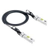 10Gtek SFP+ DAC Twinax Cable, 10G SFP+ to SFP+ Direct Attach Copper Patch Passive Cable for Cisco SFP-H10GB-CU0.5M, Ubiquiti UniFi UC-DAC-SFP+, TP-Link TL-SM5220-0.5M, Fortinet and More, 0.5-Meter - R