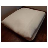 Light Filtering Curtains 96 Inch Length 2 Panels Set, Faux Linen Textured Soft Airy Privacy Yellowish Farmhouse Curtain Drapes for Bedroom, Each 40Wx96L Inches, Cream/Ivory - Retail: $19