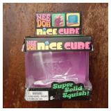 NeeDoh Nice Cube -Sensory Squeeze Toy with Super Solid Squish - 2.25 Cube (Purple) - Retail: $15"