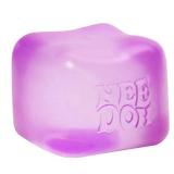NeeDoh Nice Cube -Sensory Squeeze Toy with Super Solid Squish - 2.25 Cube (Purple) - Retail: $15"