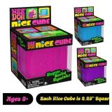 NeeDoh Nice Cube -Sensory Squeeze Toy with Super Solid Squish - 2.25 Cube (Purple) - Retail: $15"