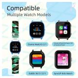 3 Pack Kids Nylon Bands Compatible with Gizmo Watch 3 2 1/Gabb Watch 3e 3 2 1/Sync UP Watch/Cosmo Jr Track Watch, 20mm Hook & Loop Soft Breathable Velcro Watch Band for Boys & Girls - Retail: $12