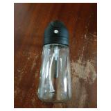 2 in 1 Glass Oil Sprayer & Dispenser,16oz/470ml Olive Cooking, Air Fryer, and Salad, for Kitchen Gadgets and Air Fryer Accessories, w/Stickers (Black) - Retail: $7