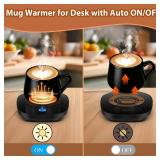 Coffee Warmer for Desk with Auto Shut Off, Coffee Mug Warmer for Desk with Auto Shut Off