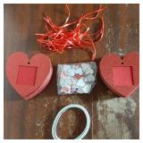 24 Pcs Valentine Picture Frame Craft Kits Heart Felt Photo Frames Ornaments Bulk with 100 Pcs Stickers Glitter Valentines Tree Classroom Hanging Decoration for Kids Pre-School Toddlers - Retail: $26