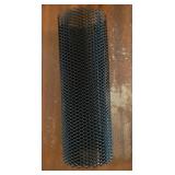 40 x 13 inch Car Grill Mesh Sheet, Black Painted Aluminum Alloy Multifunctional Grille Mesh Roll, 6 x 12 mm Hexagon-Shape Grids - Retail: $18