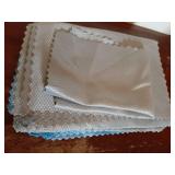 40 Pack Cleaning Cloth Reusable Kitchen Towels Fish Scale Microfiber Polishing Cloth for Windows Glass Mirrors No Watermark, 12 x 16 Inches(Gray Blue) - Retail: $20