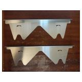 Stainless Steel Stove Gap Covers (2PCS), Stove Gap Filler, Stove Guard for Kitchen Oven Counter Side Gap, Range Trim Kit, Easy Clean and Heat Resistant, Adjustable Length 13.8 to 27.5" - Retail: $20"