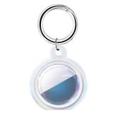 IPX8 Waterproof for Apple for Airtag Holder, for Airtag Keychain, for Air Tag Case GPS Item Finders Accessories, Anti-Scratch Full Body Protective for Air Tags Holder, Clear Colorful - Retail: $5