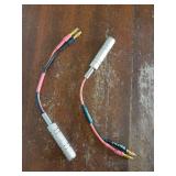 2-Packs 1/4 Inch TS Female to Banana Plug, 6.35mm Female Jack to Banana Plug Speaker, Flexible Silicone Audio Banana Plugs for Speaker Wire(6 inch) - Retail: $9