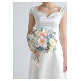 Serra Flora Artificial Flowers Combo Box Set Faux Flowers Bulk Flower Leaf with Stems Arrangements for DIY Wedding Bouquets Party Table Centerpieces Home Decorations Indoor Outdoor - Retail: $23