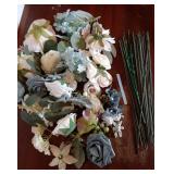 Serra Flora Artificial Flowers Combo Box Set Faux Flowers Bulk Flower Leaf with Stems Arrangements for DIY Wedding Bouquets Party Table Centerpieces Home Decorations Indoor Outdoor - Retail: $23
