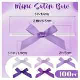 100 Pieces 2.6 Purple Series Valentine