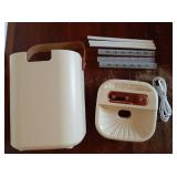 Air Humidifier for Bedroom with Three Spray, 2L Quiet Cool Mist Humidifier for Plants Dorm Room Office Home Car Personal Humidificador with Top Water Inlet & 4 Mist Modes & Night Light