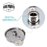 AMI PARTS DG64-00473A Gas Stove Knobs Compatible with Samsung Stove Knobs Replacement NX58F5700WS NX58K7850SS NX58H5600SS NX58J7750SS NX58H5650WS Range Burner Dial Knob(5pcs) - Retail: $26