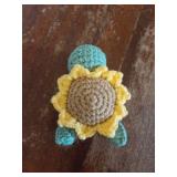 I Love You Gifts for Him Her, Handmade Crochet Turtle with Sunflower Shell, Cute Girlfriend Boyfriend Gift for Anniversary Valentines Christmas - Retail: $8