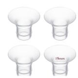 Momcozy 19mm 4Count Flange Insert Compatible with 24mm Flange/Shield of Most Pumps - Retail: $13